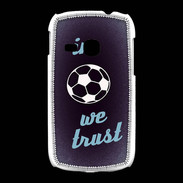 Coque Samsung Galaxy Young In Soccer We trust Bleu ZG