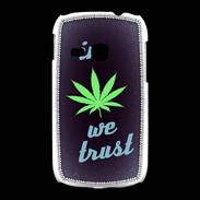 Coque Samsung Galaxy Young In Weed We trust Vert ZG