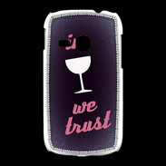 Coque Samsung Galaxy Young In Wine We trust Rouge ZG