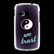 Coque Samsung Galaxy Young In Zen We trust Bleu ZG