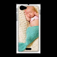 Coque Sony Xpéria J Bébé Sirène