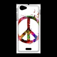 Coque Sony Xpéria J Symbole de la paix 5