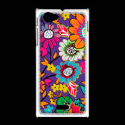 Coque Sony Xpéria J Fond Hippie 1