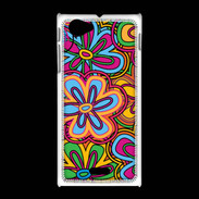 Coque Sony Xpéria J Fond hippie 2