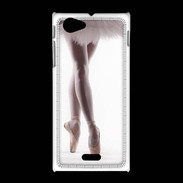 Coque Sony Xpéria J Ballet chausson danse classique