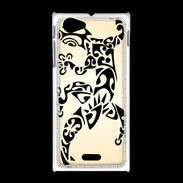 Coque Sony Xpéria J Salamandre tribal