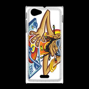 Coque Sony Xpéria J Rasta DJ Jamaïca