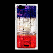 Coque Sony Xpéria J Drapeau français vintage