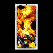 Coque Sony Xpéria J Pompier soldat du feu