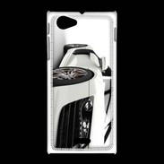 Coque Sony Xpéria J Belle voiture sportive blanche