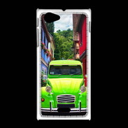 Coque Sony Xpéria J 2cv verte de collection