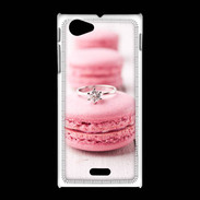 Coque Sony Xpéria J Amour de macaron