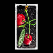 Coque Sony Xpéria J Duo de Cerises sous la pluie