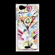 Coque Sony Xpéria J cocktail en dessin