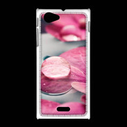 Coque Sony Xpéria J Fleurs Zen