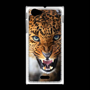 Coque Sony Xpéria J Portrait d'un léopard