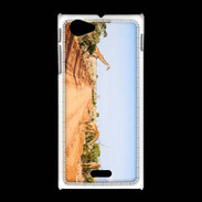 Coque Sony Xpéria J Savane Girafe d'Afrique
