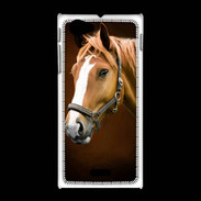 Coque Sony Xpéria J Portrait de cheval en peinture