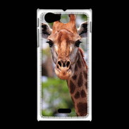 Coque Sony Xpéria J Portrait d'une Giraffe