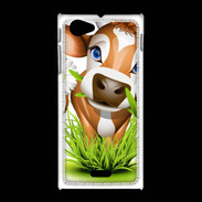 Coque Sony Xpéria J Humour vache 5