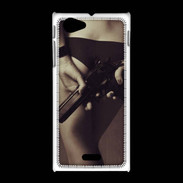 Coque Sony Xpéria J Attention maîtresse dangereuse