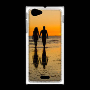 Coque Sony Xpéria J Balade romantique sur la plage 5