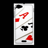 Coque Sony Xpéria J Poker 4 as