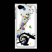 Coque Sony Xpéria J Farandole de notes de musique 1