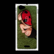 Coque Sony Xpéria J Bébé coccinelle