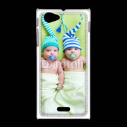 Coque Sony Xpéria J Duo de jumeaux 1