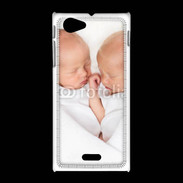 Coque Sony Xpéria J Duo de bébés qui dorment 2