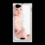 Coque Sony Xpéria J Bébé allongé sur le dos