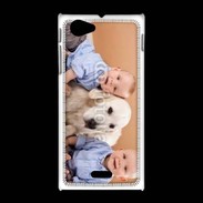 Coque Sony Xpéria J Jumeau avec chien