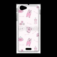 Coque Sony Xpéria J It's a girl 3