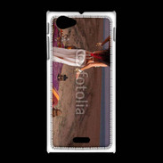 Coque Sony Xpéria J Danseuse orientale dune désert