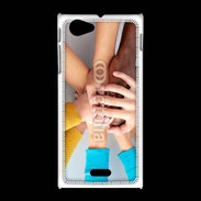 Coque Sony Xpéria J Solidarité metissage
