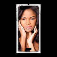 Coque Sony Xpéria J Femme métisse 2