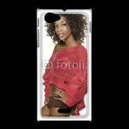 Coque Sony Xpéria J Femme africaine glamour et sexy 5