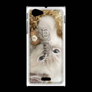 Coque Sony Xpéria J Chat Noël