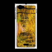 Coque Sony Xpéria J Forêt automne