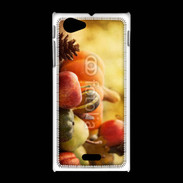 Coque Sony Xpéria J fruits et légumes d'automne 2