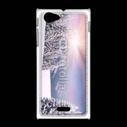 Coque Sony Xpéria J paysage d'hiver