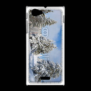 Coque Sony Xpéria J Route enneigée