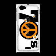 Coque Sony Xpéria J Hippie années 70