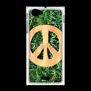 Coque Sony Xpéria J Paix et herbe