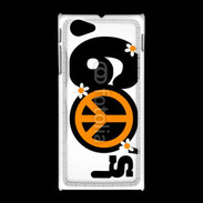 Coque Sony Xpéria J Hippie années 60