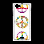 Coque Sony Xpéria J Symboles de paix