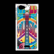 Coque Sony Xpéria J Peace love music 3