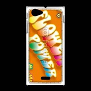 Coque Sony Xpéria J Flower power 4