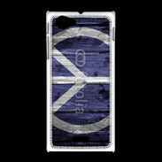 Coque Sony Xpéria J Peace and love grunge